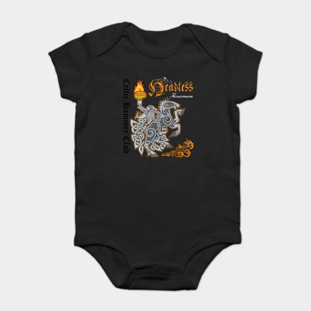 The Headless Horseman Baby Bodysuit by celtichammerclub